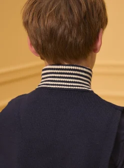 Beany, Scarf & Gloves-Sergent Major Navy SNOOD 2