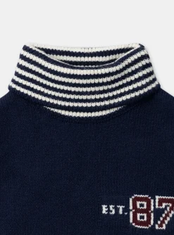 Beany, Scarf & Gloves-Sergent Major Navy SNOOD 2