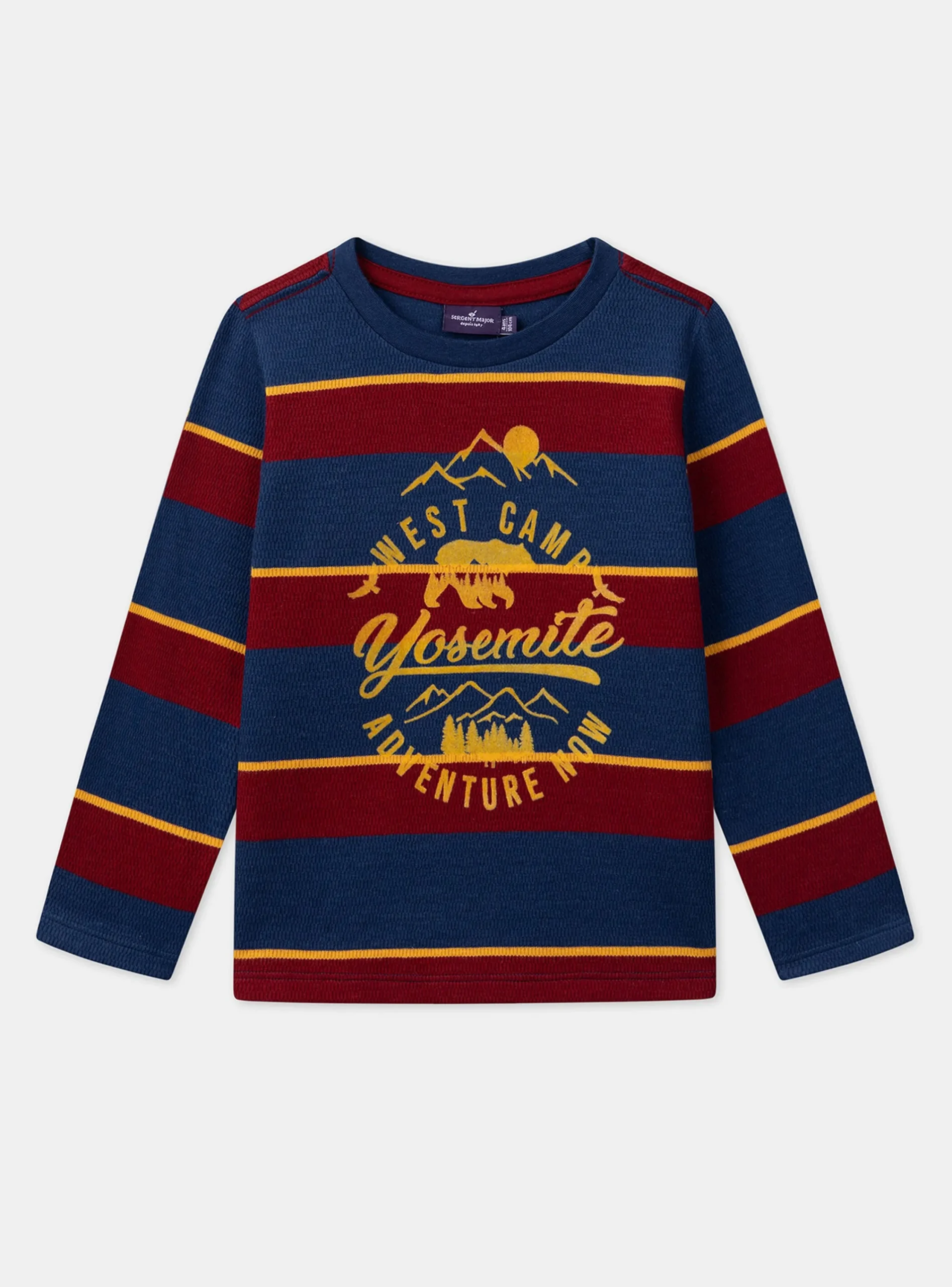 T-shirt, Polo Shirt-Sergent Major Navy TEE SHIRT LS