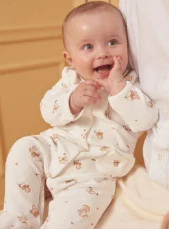 Baby Jumpsuits-Sergent Major Off white BABYGROW