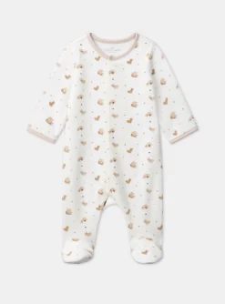 Baby Jumpsuits-Sergent Major Off white BABYGROW