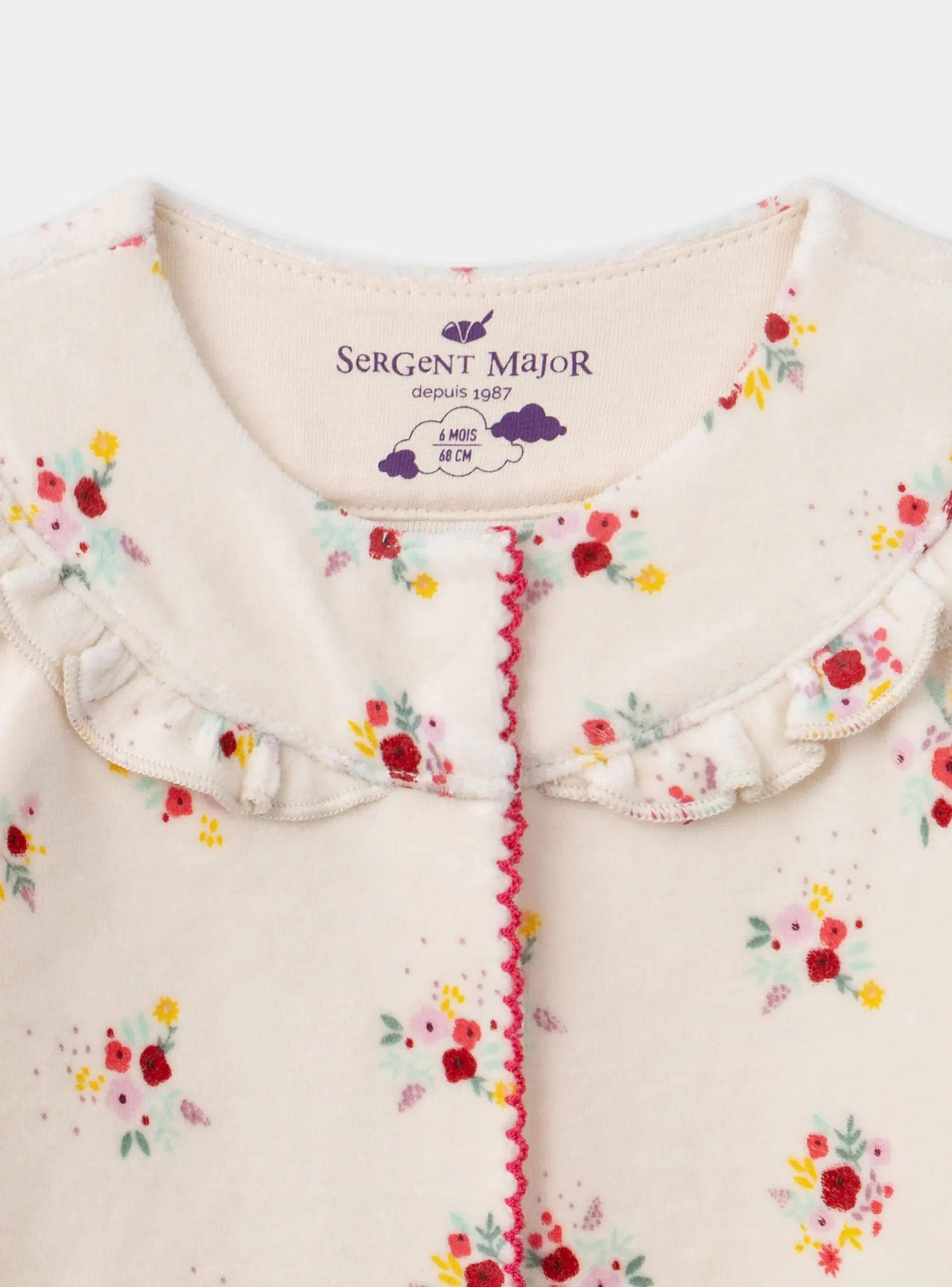 Pajamas & Rompers | Pajamas & Rompers-Sergent Major Off white BABYGROW