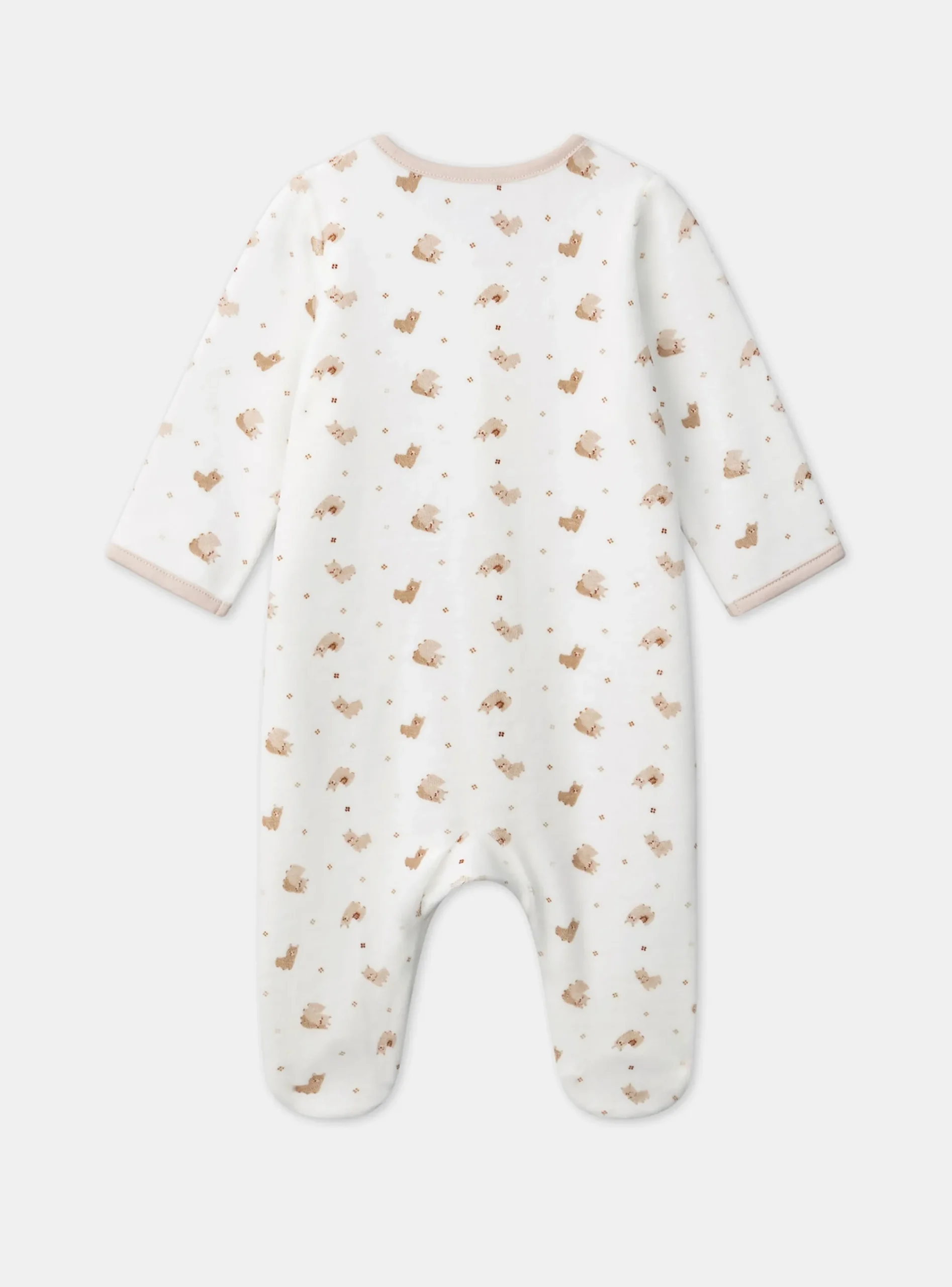 Baby Jumpsuits-Sergent Major Off white BABYGROW