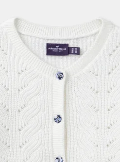 Knitwear, Sweater, Cardigan | Knitwear, Sweater, Cardigan-Sergent Major Off white CARDIGAN