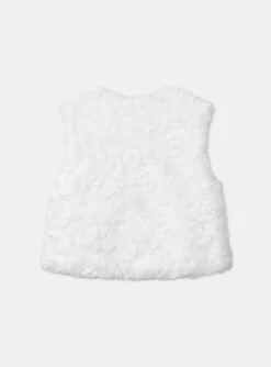 Knitwear, Sweater, Cardigan-Sergent Major Off white CARDIGAN WHITHOUT SLEEVES