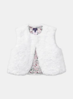 Knitwear, Sweater, Cardigan-Sergent Major Off white CARDIGAN WHITHOUT SLEEVES