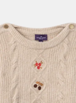 Knitwear, Sweater, Cardigan-Sergent Major Off white PULLOVER