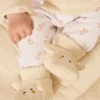 Hat, Mittens-Sergent Major Off white SLIPPERS