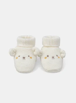 Hat, Mittens-Sergent Major Off white SLIPPERS