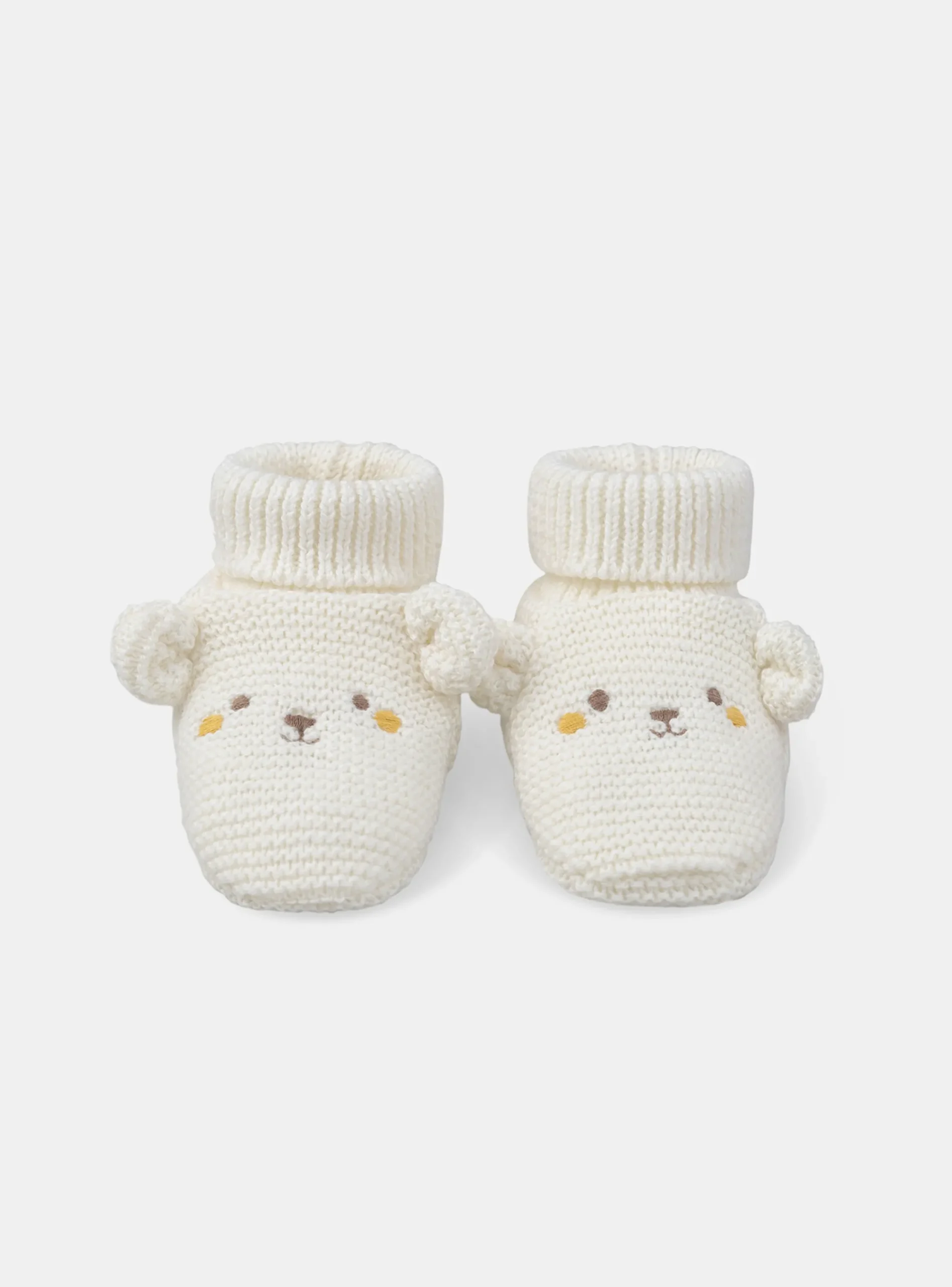 Hat, Mittens-Sergent Major Off white SLIPPERS