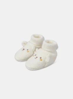 Hat, Mittens-Sergent Major Off white SLIPPERS