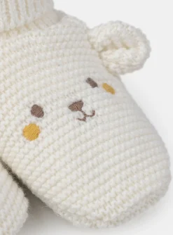 Hat, Mittens-Sergent Major Off white SLIPPERS