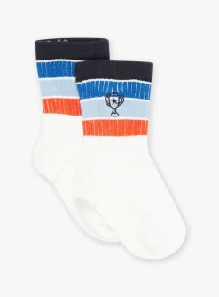 Underwear & Socks-Sergent Major Off white SOCKS