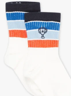 Underwear & Socks-Sergent Major Off white SOCKS