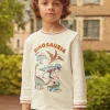 T-shirt, Polo Shirt-Sergent Major Off white TEE SHIRT LS