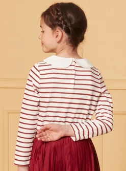 Shirt, T-shirt-Sergent Major Off white TEE SHIRT LS