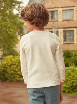 T-shirt, Polo Shirt-Sergent Major Off white TEE SHIRT LS