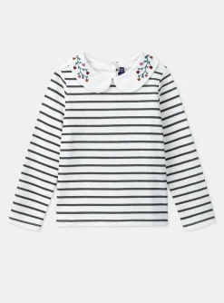 Shirt, T-shirt-Sergent Major Off white TEE SHIRT LS