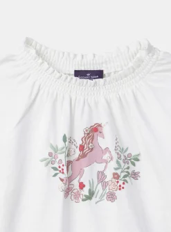 Shirt, T-shirt-Sergent Major Off white TEE SHIRT LS