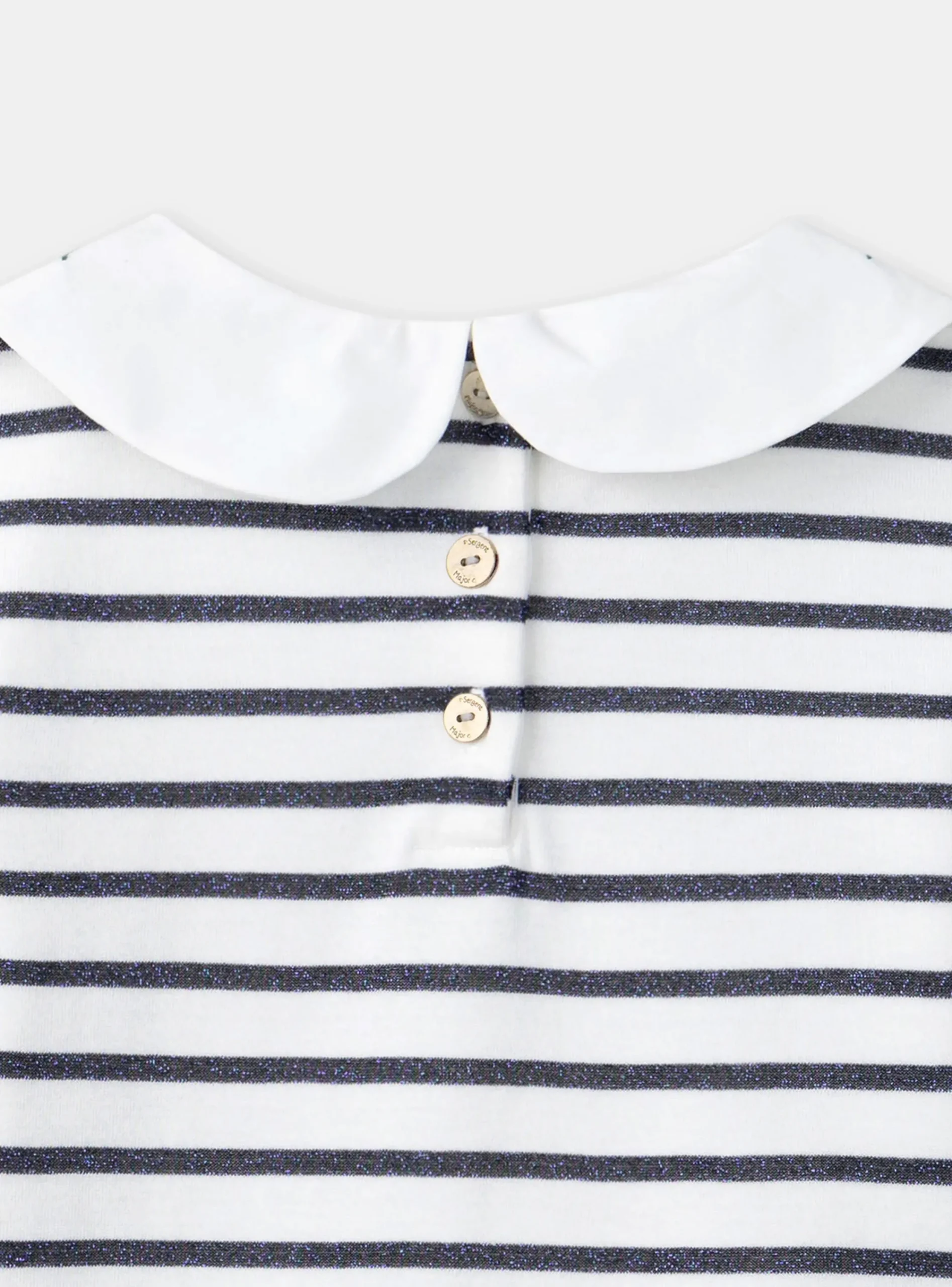Shirt, T-shirt-Sergent Major Off white TEE SHIRT LS