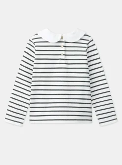 Shirt, T-shirt-Sergent Major Off white TEE SHIRT LS