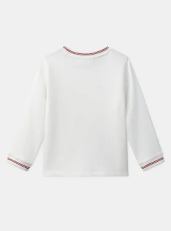 T-shirt, Polo Shirt-Sergent Major Off white TEE SHIRT LS