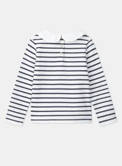 Shirt, T-shirt-Sergent Major Off white TEE SHIRT LS