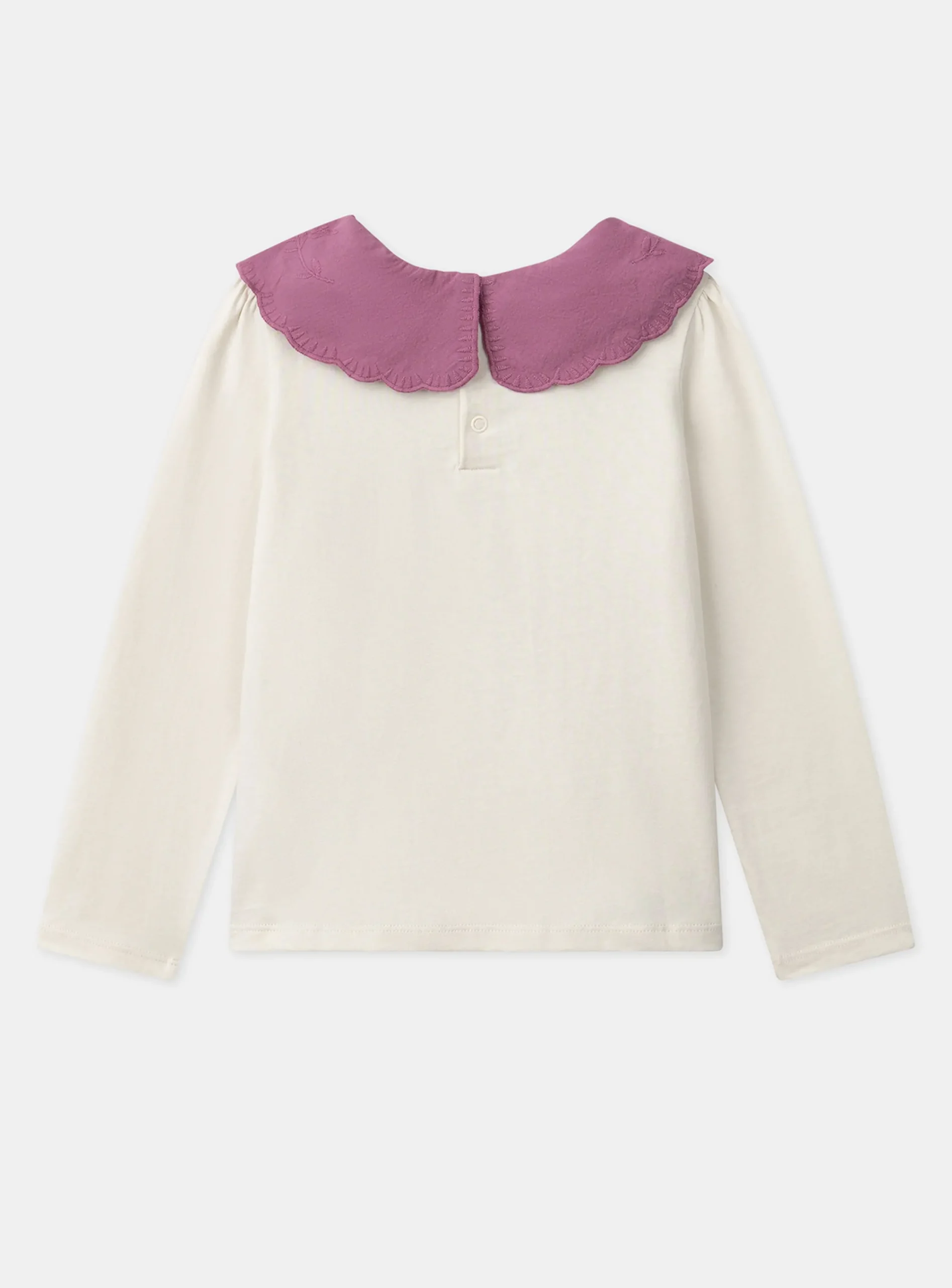 Shirt, T-shirt-Sergent Major Off white TEE SHIRT LS