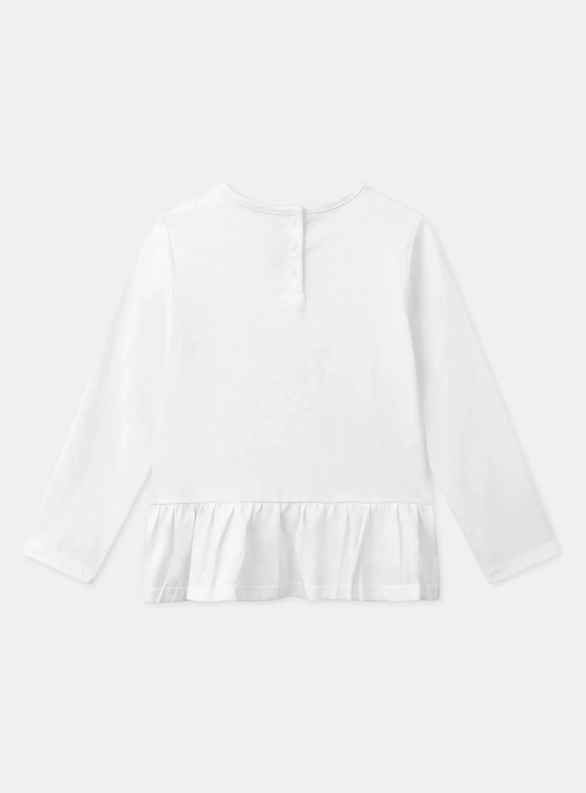 Shirt, T-shirt-Sergent Major Off white TEE SHIRT LS