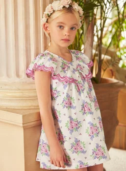 Dress-Sergent Major Off-white dress with roses