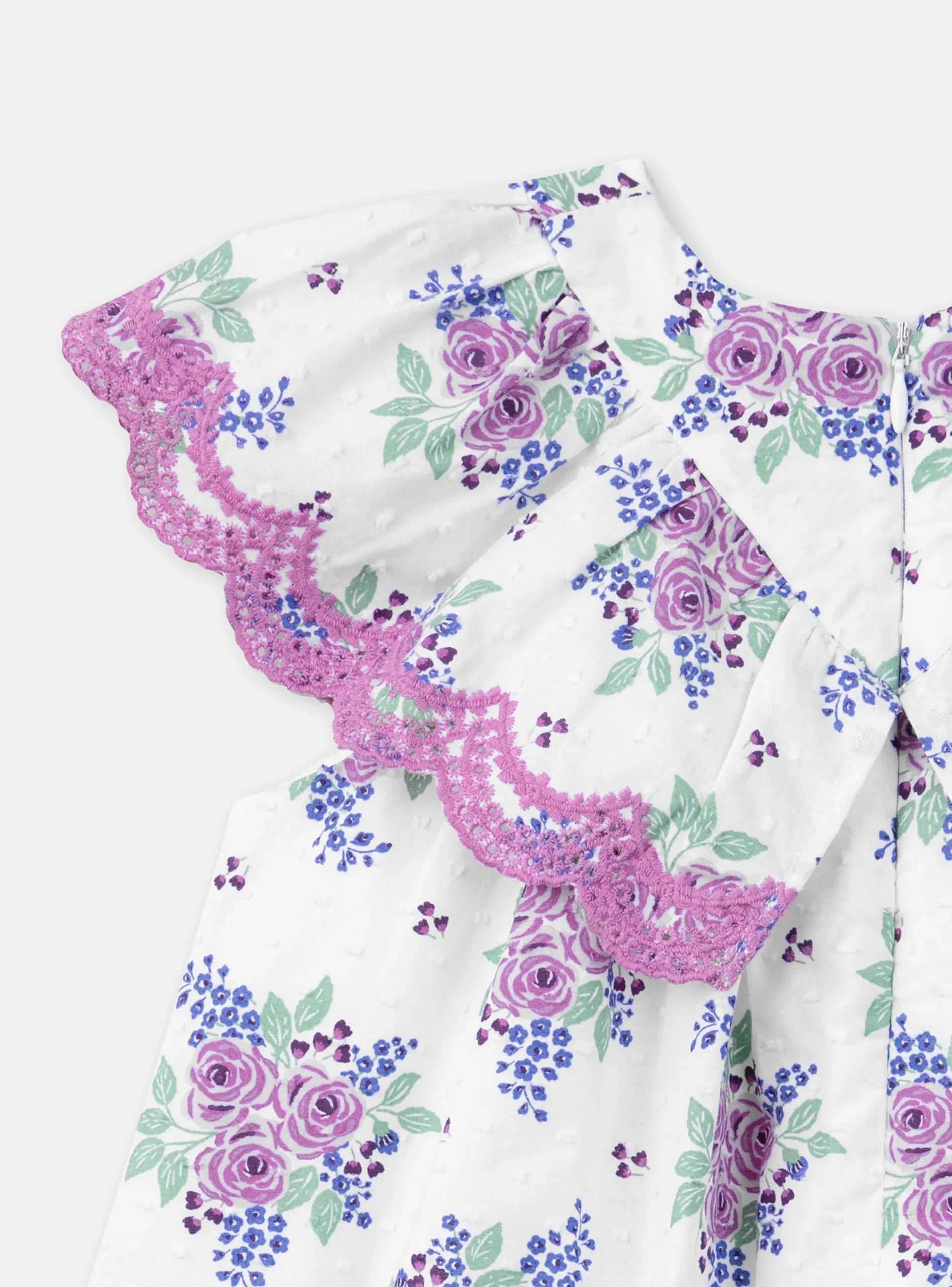 Dress-Sergent Major Off-white dress with roses