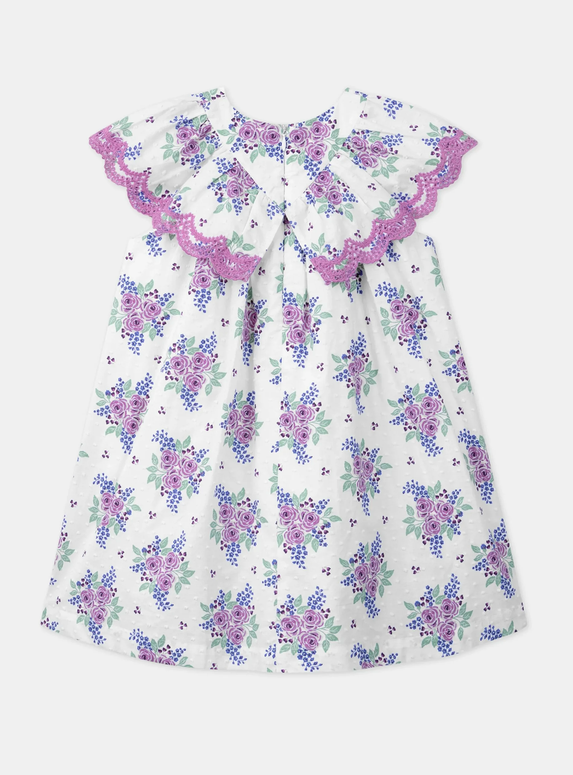 Dress-Sergent Major Off-white dress with roses