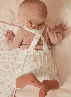 Suits And Ensembles-Sergent Major Old pink bodysuit, unbleached romper and tights