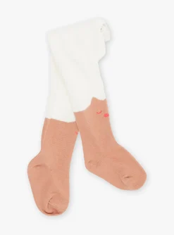 Suits And Ensembles-Sergent Major Old pink bodysuit, unbleached romper and tights