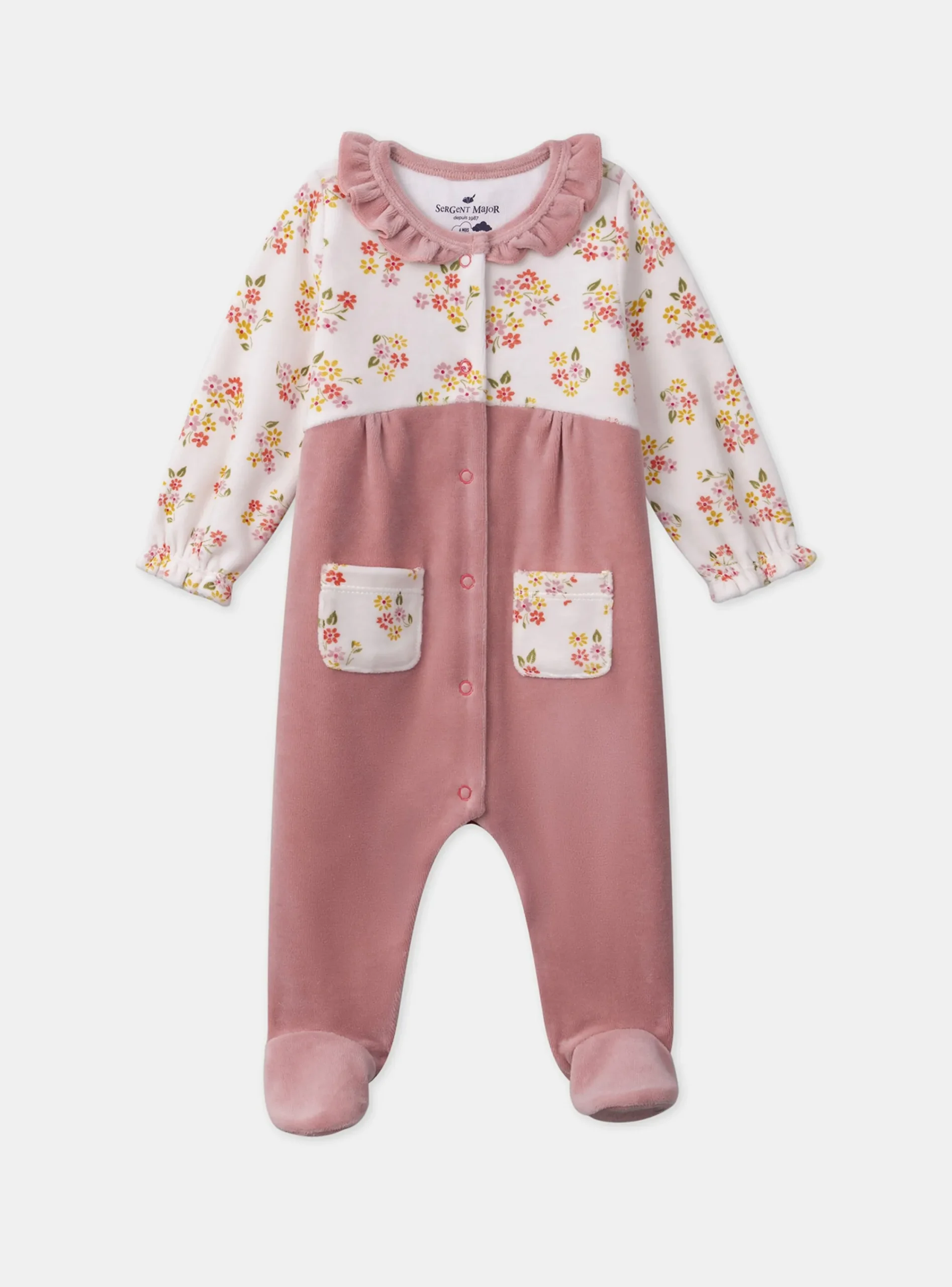 Pajamas & Rompers | Pajamas & Rompers-Sergent Major Old rose BABYGROW