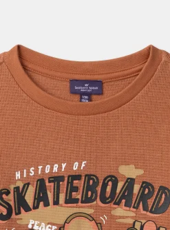 T-shirt, Polo Shirt-Sergent Major Orange TEE SHIRT LS