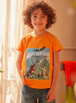 T-shirt, Polo Shirt-Sergent Major Orange TEE SHIRT SS