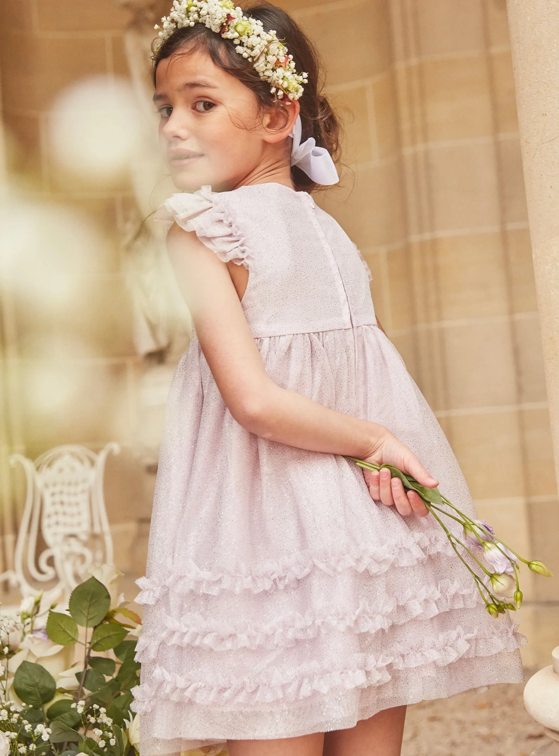 Dress-Sergent Major Parma violet tulle dress