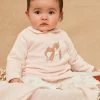 Suits And Ensembles-Sergent Major Pink and ecru velvet pajamas