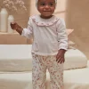 Pajamas & Rompers | Pajamas & Rompers-Sergent Major Pink bonnet and bolster set with floral print
