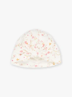 Pajamas & Rompers | Pajamas & Rompers-Sergent Major Pink bonnet and bolster set with floral print