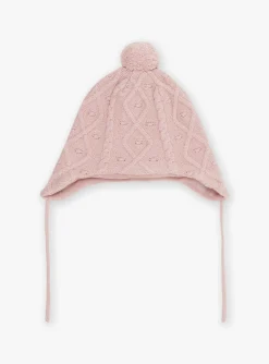 Hats, Scarves, Gloves | Hats, Scarves, Gloves-Sergent Major Pink cable knit hat