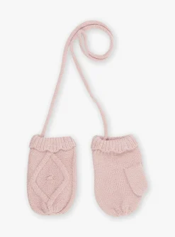 Hats, Scarves, Gloves | Hats, Scarves, Gloves-Sergent Major Pink cable knit mittens