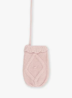 Hats, Scarves, Gloves | Hats, Scarves, Gloves-Sergent Major Pink cable knit mittens