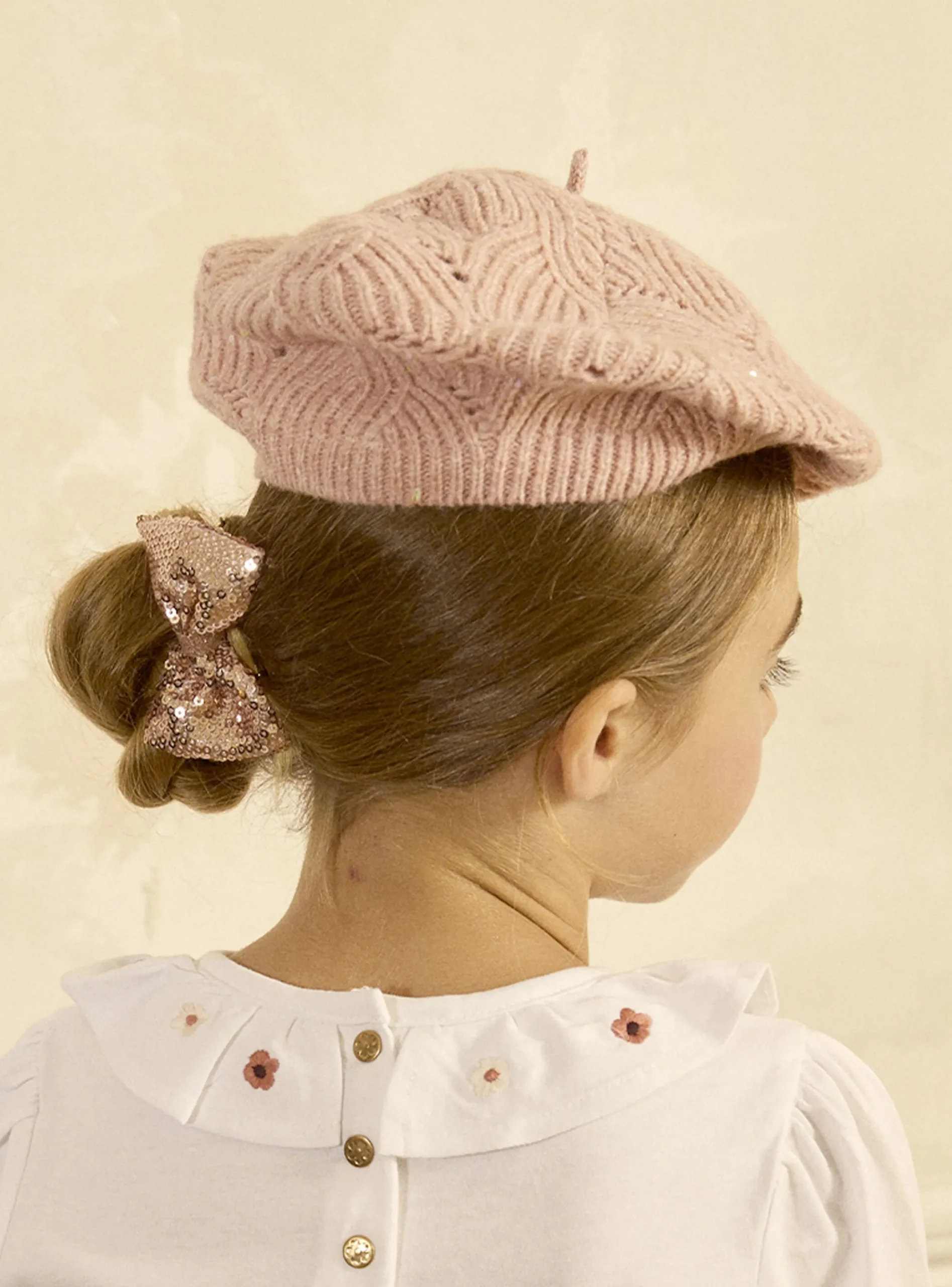 Beany, Scarf, Gloves-Sergent Major Pink copper BEANY