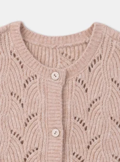 Knitwear, Sweater, Cardigan-Sergent Major Pink copper CARDIGAN WHITHOUT SLEEVES