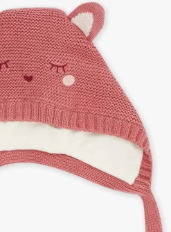 Hats, Scarves, Gloves | Hats, Scarves, Gloves-Sergent Major Pink knitted hat