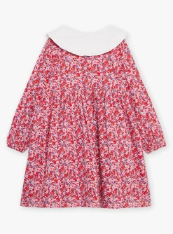 Dress-Sergent Major Pink, red and lilac floral print dress