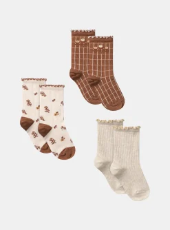 Underwear, Socks, Tights-Sergent Major Pink SOCKS SETx3