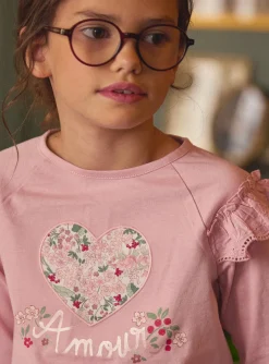 Shirt, T-shirt-Sergent Major Pink TEE SHIRT LS
